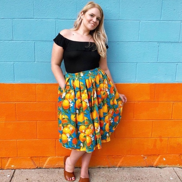 Fruit Print Skirts